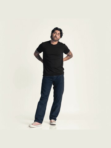 LEBASQ Undertrøje 'Miles 3 Pack Crew Neck Long Fit' i sort: forside