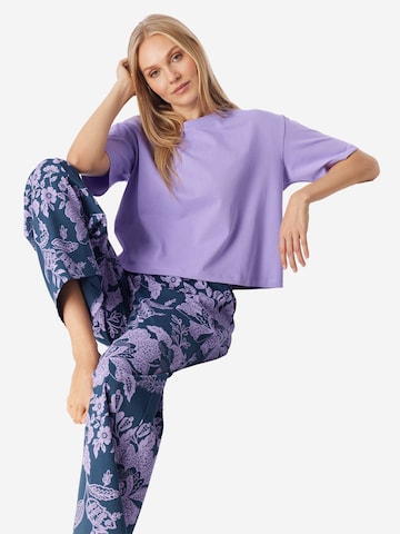 Chemise de nuit ' Mix & Relax ' SCHIESSER en violet