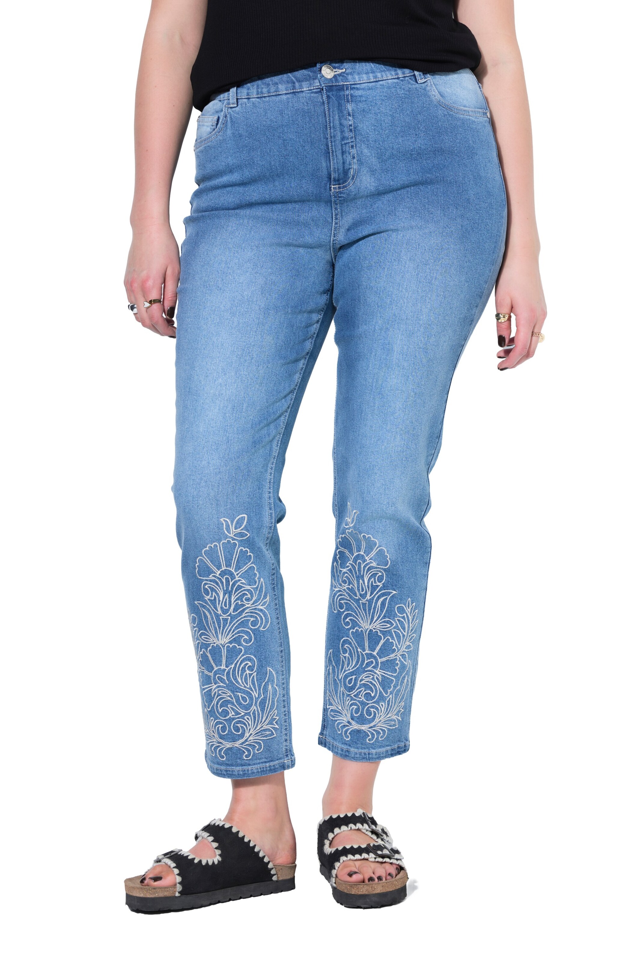 Studio Untold Bootcut Jeans in Blau: Vorderseite