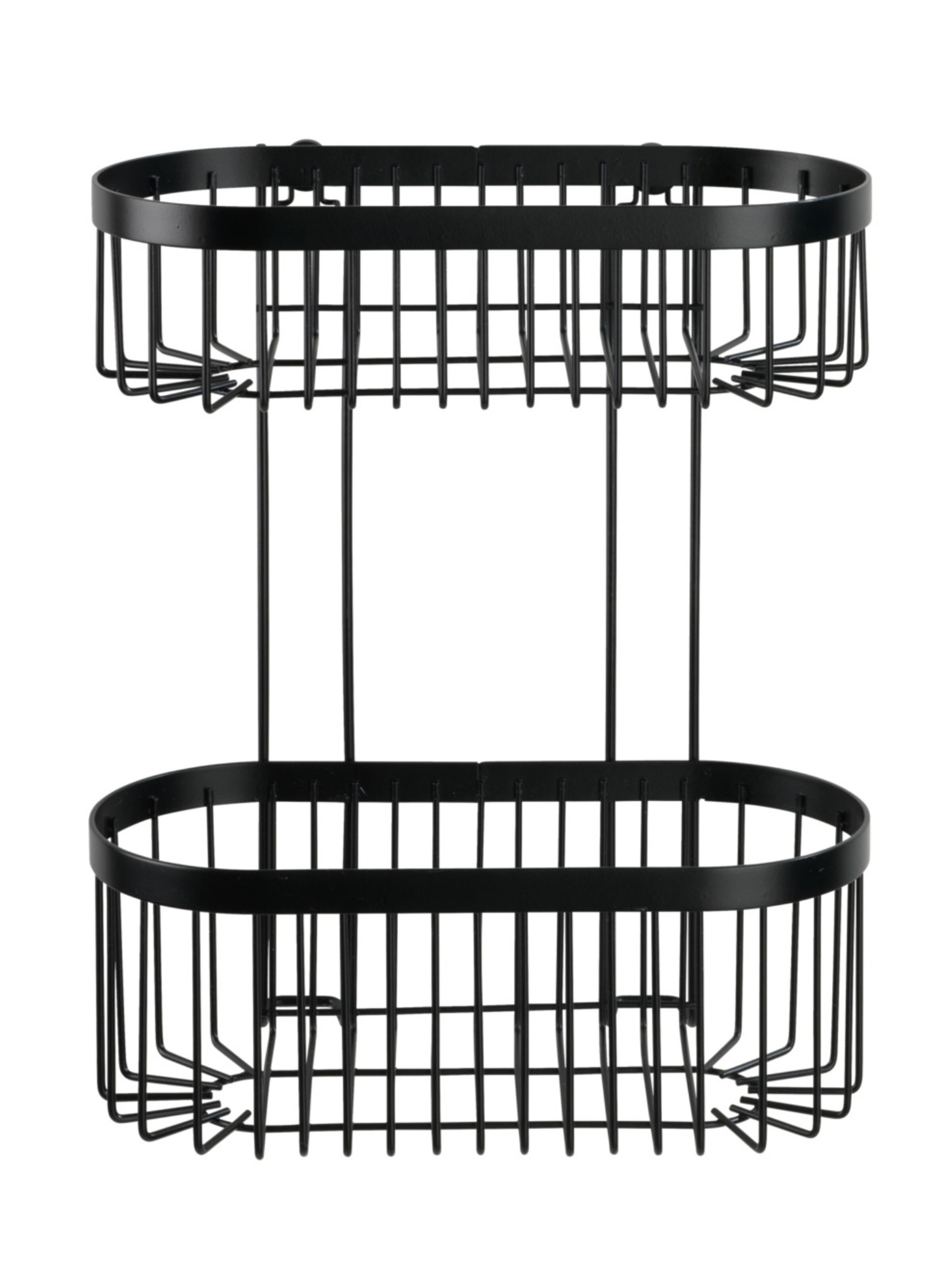 Wenko Shower Accessories 'Classic' in Black: front