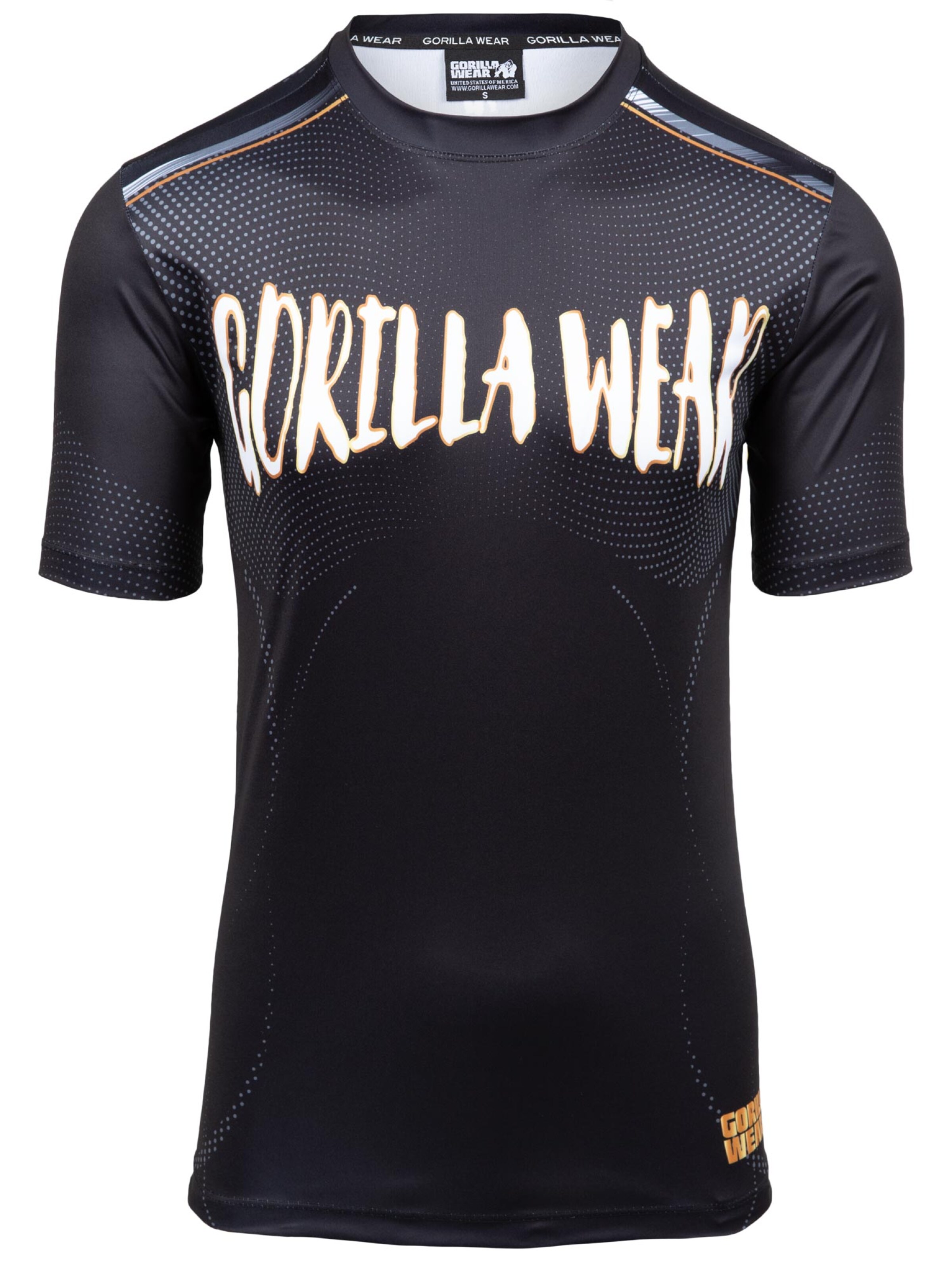 Maglietta 'Clayton' di Gorilla Wear in nero: frontale