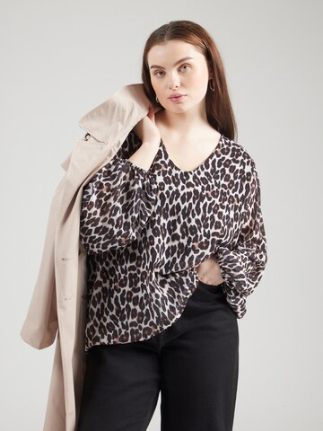 Z-One - Blusa 'Ja44smina' en beige: frente
