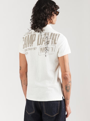 CAMP DAVID Shirt 'Dune Crusher' in White: front