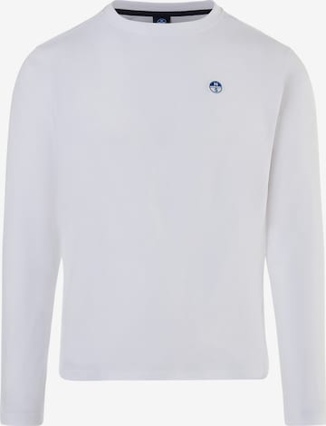 T-Shirt North Sails en blanc : devant