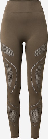 ABOUT YOU x Sofia Tsakiridou Skinny Leggings 'Nia' in Brown: front