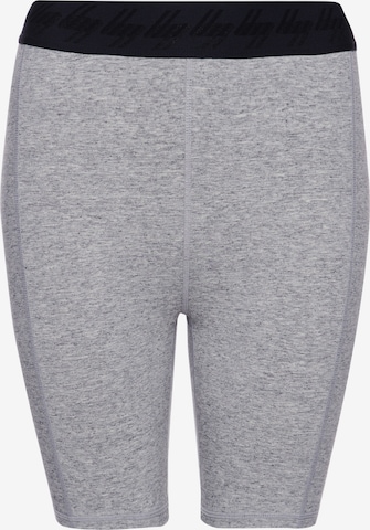 Superdry Skinny Workout Pants in Grey: front