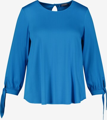 SAMOON Blouse in Blue: front