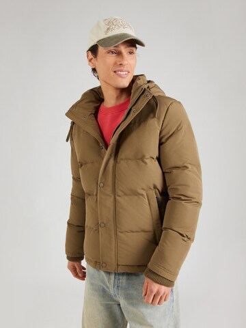 Superdry Winterjas 'Everest' in Groen: voorkant