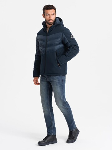 Ombre Weatherproof jacket in Blue