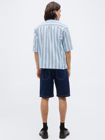 Coupe regular Chemise Lindbergh en bleu