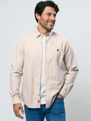 MCS Regular Fit Paita ' Greg ' värissä hopea: etupuoli