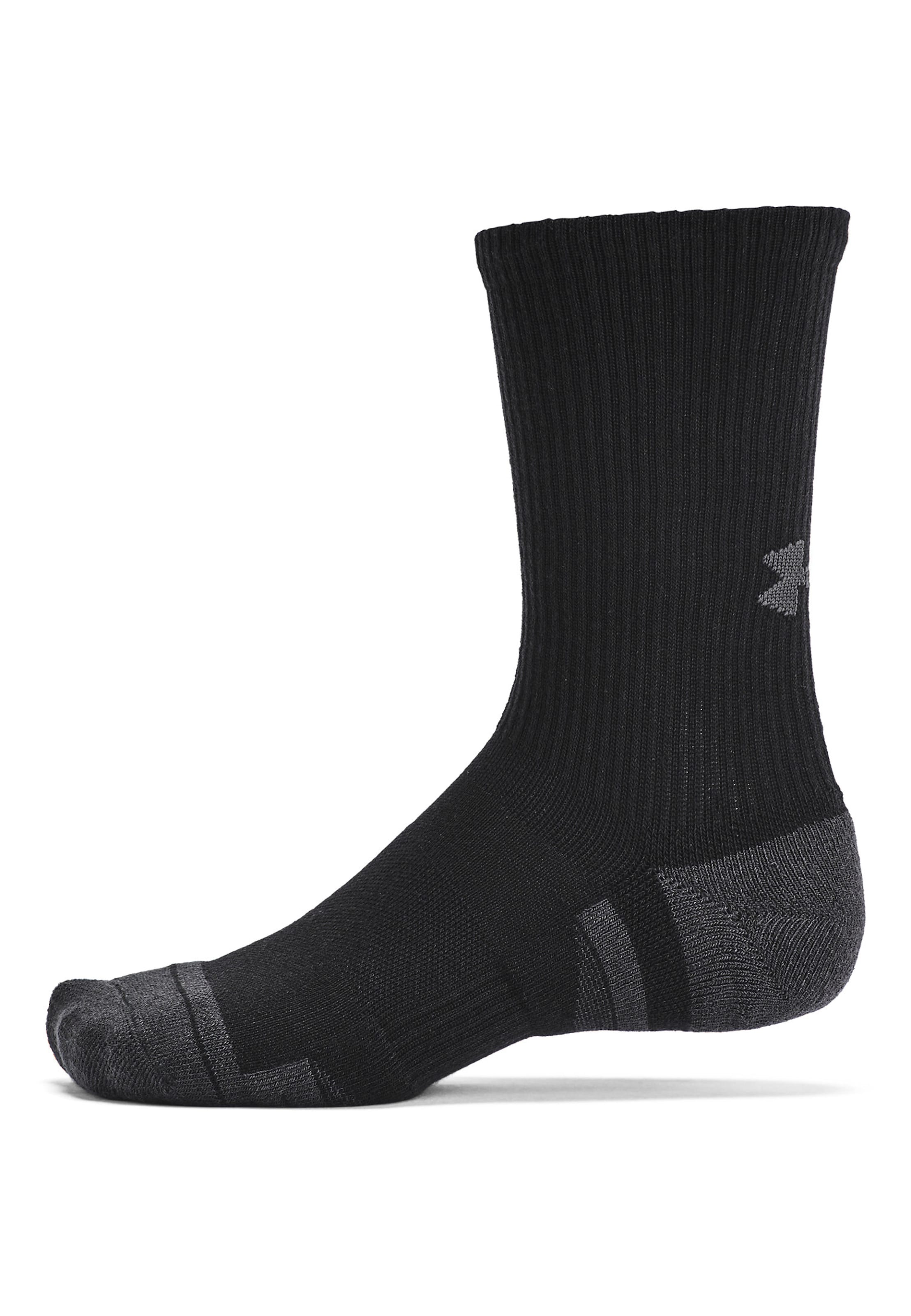 UNDER ARMOUR Athletic Socks in Black