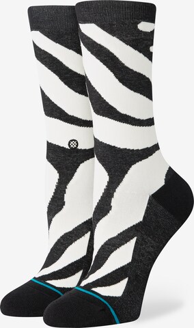 Stance Socks 'ze crew' in Black: front