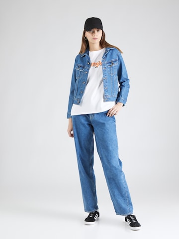 balta WRANGLER Marškinėliai 'GIRLFRIEND'