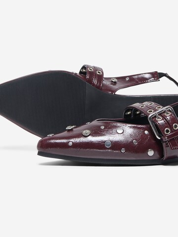 ONLY - Bailarinas con hebilla 'ONLaura-5' en rojo