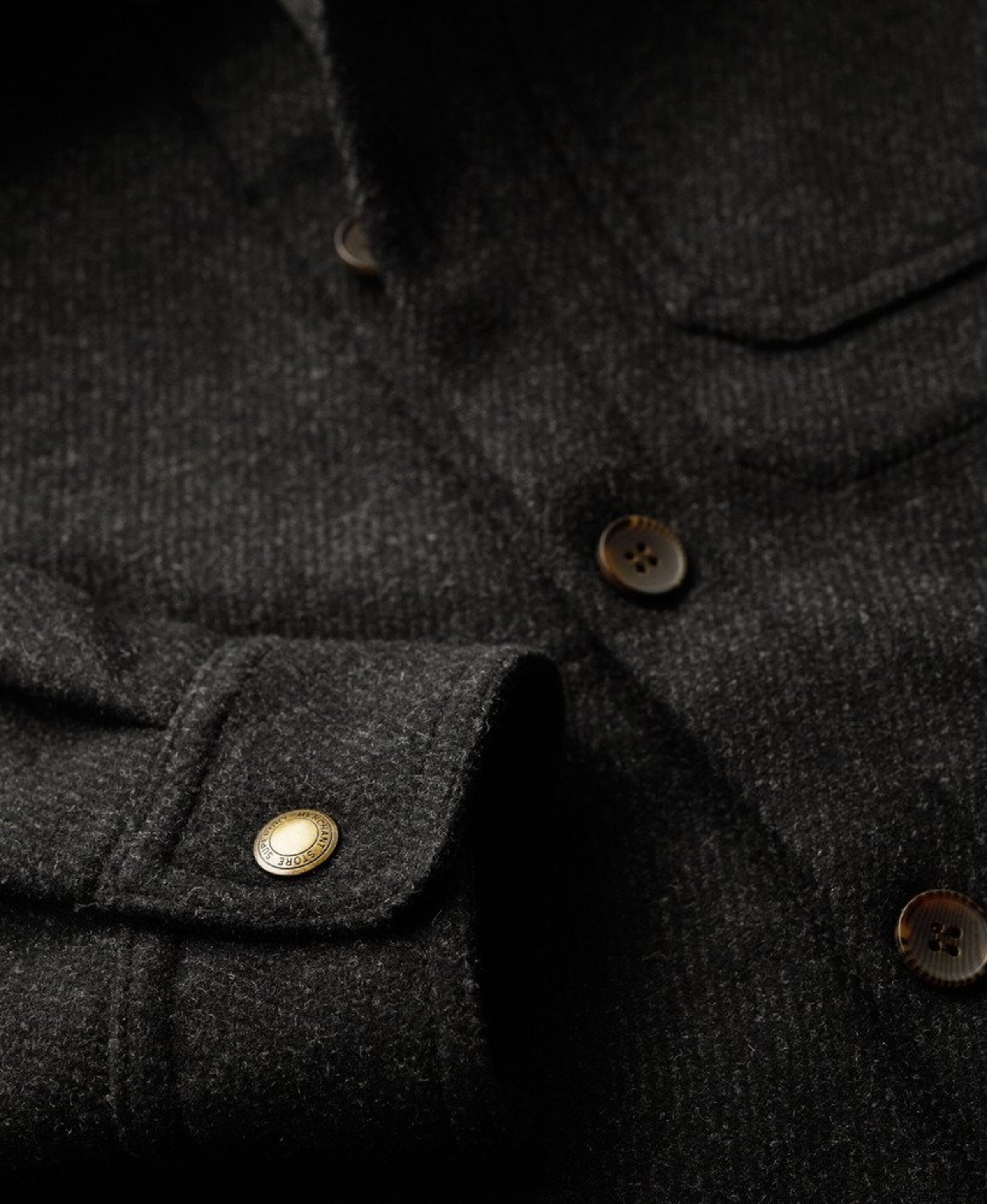 Superdry Übergangsjacke in Schwarz