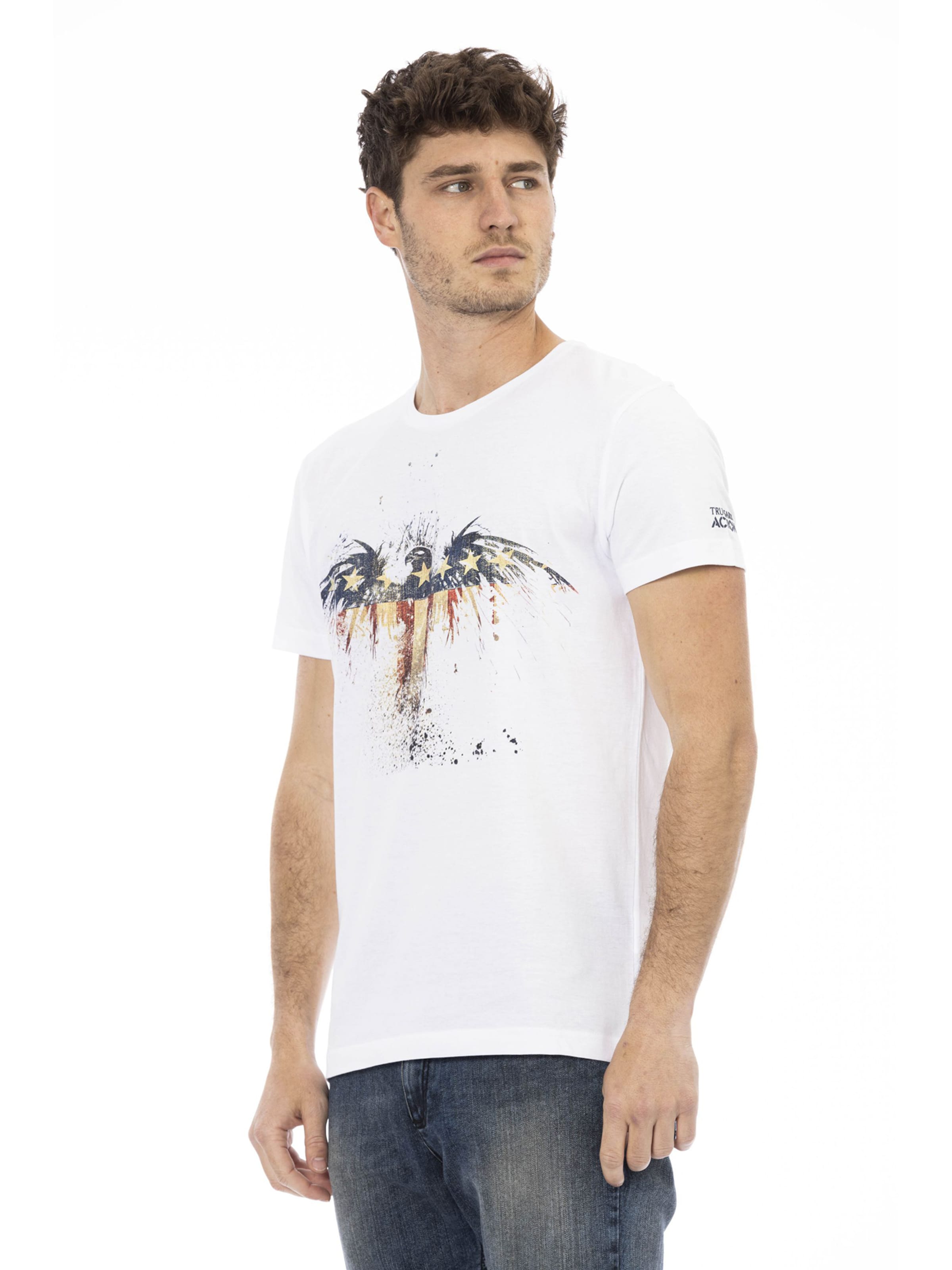 Trussardi T-Shirt in Weiß: Vorderseite