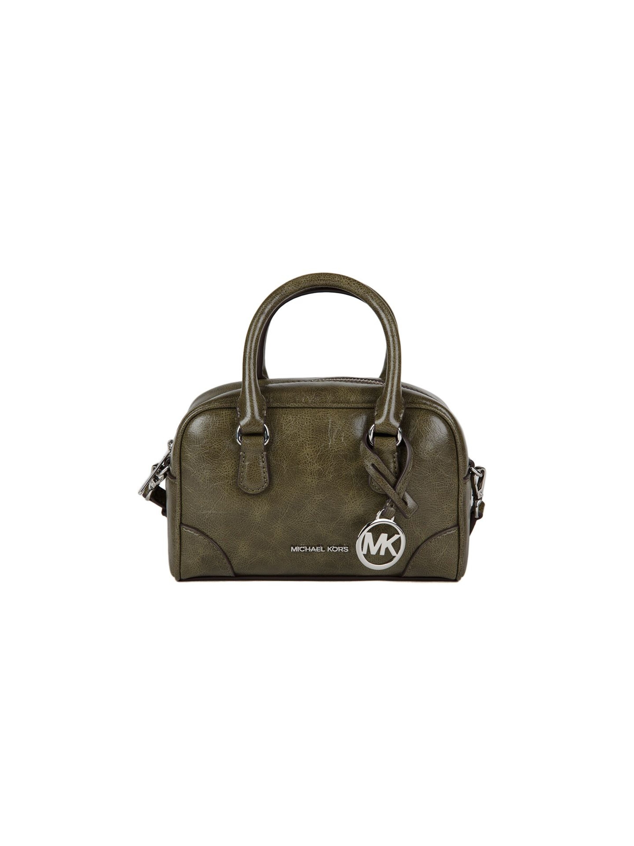 Michael Kors Handtas 'Thompson Extra-Small Satchel Crossbody' in One Size in de kleur Groen, Productweergave
