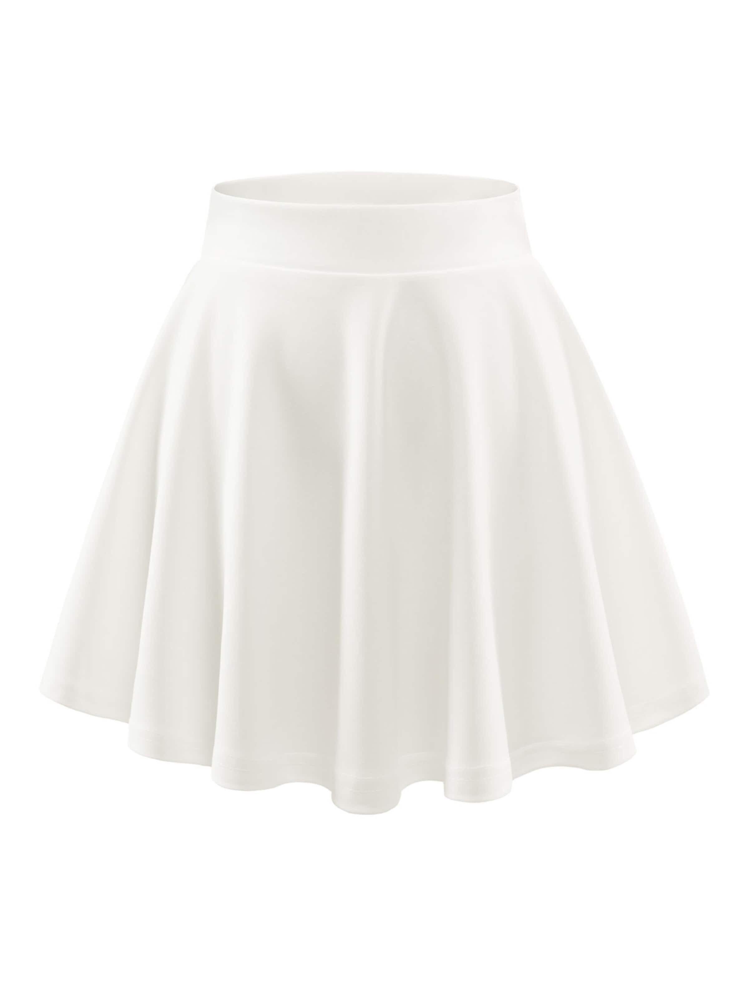 Zapaka Skirt in White: front
