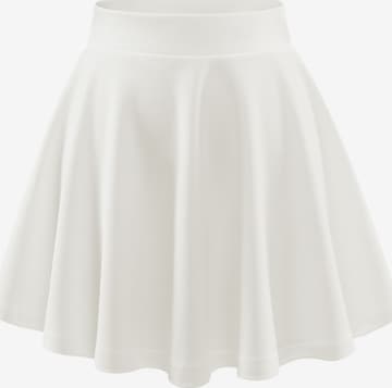 Zapaka Skirt in White: front