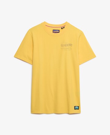 Superdry & Co Shirt 'Outdoors Mountain' in Geel