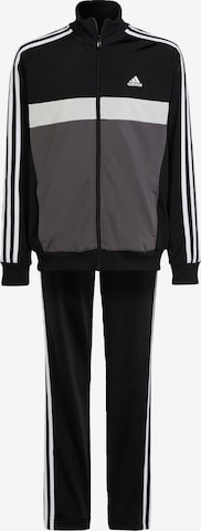 ADIDAS PERFORMANCE Trainingspak 'Essentials Tiberio' in Zwart: voorkant