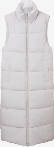 TOM TAILOR DENIM Bodywarmer in Grijs: voorkant