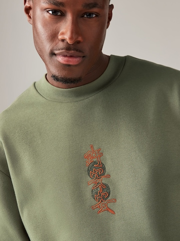 Next Sweatshirt i grøn