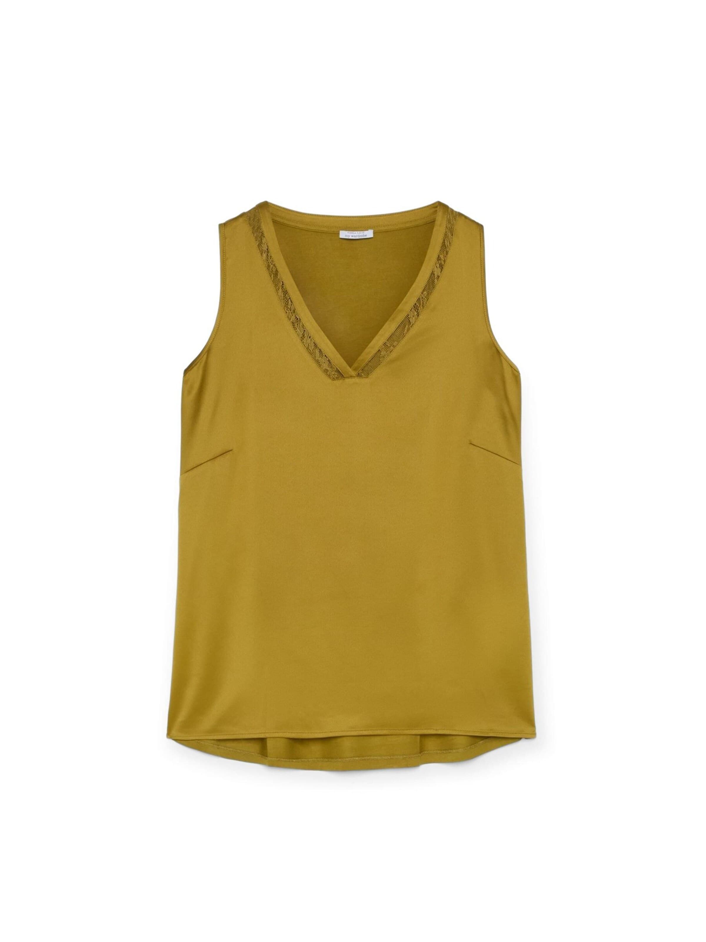 Fiorella Rubino - Top en verde: frente