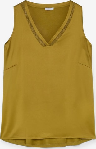 Fiorella Rubino - Top en verde: frente