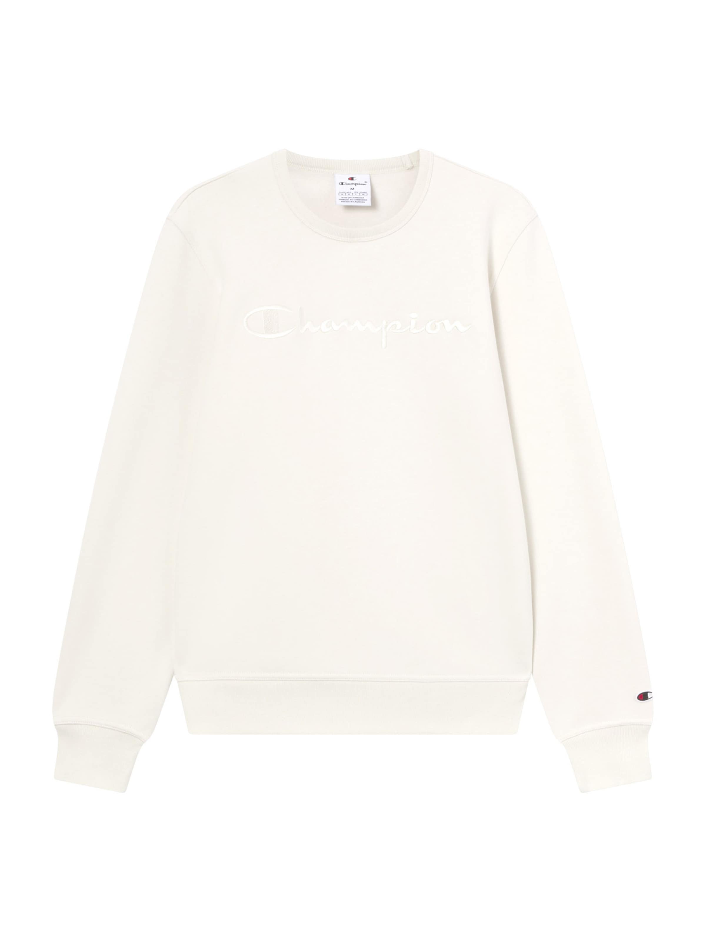 Champion Authentic Athletic Apparel Sweatshirt in Wit: voorkant