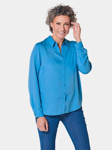 Goldner Blouse in Blauw: voorkant