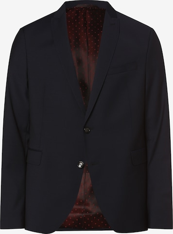 Coupe slim Veste de costume 'Panetti' CINQUE en noir : devant