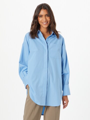 Fransa Blouse 'HALLIE' in Blue: front