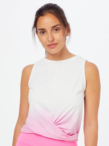 Hey Honey Sports top in Pink: front