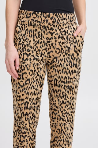 ICHI Regular Broek 'IHKate' in Beige