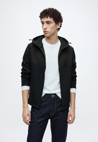 JACK & JONES Φθινοπωρινό και ανοιξιάτικο μπουφάν 'JCOFUSION' σε μαύρο