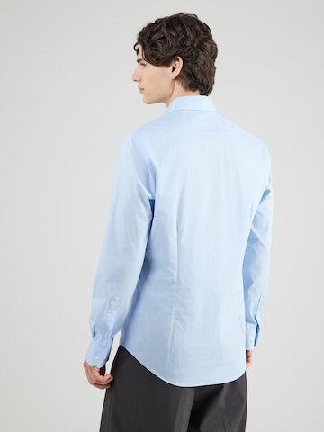 Coupe slim Chemise Michael Kors en bleu : derrière