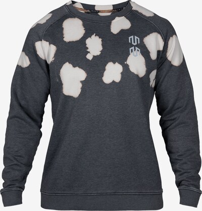 MOROTAI Sportsweatshirt 'Batech' in dunkelgrau / weiß, Produktansicht