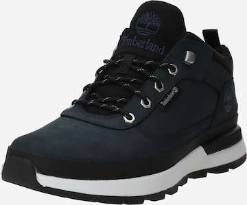 TIMBERLAND Sn�ørestøvler 'Field Trekker' i blå: forside