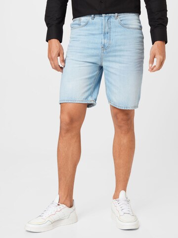 !Solid Regular Jeansshorts in Blau: predná strana