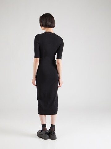 BOSS Knit dress 'Fezanin' in Black
