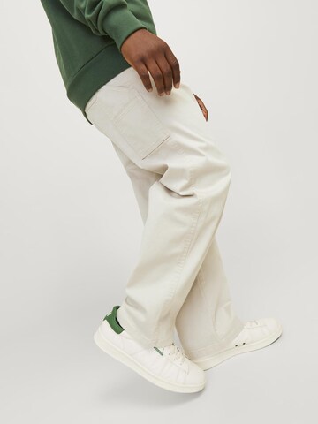 Loosefit Pantalon 'Paul Worker' Jack & Jones Junior en beige