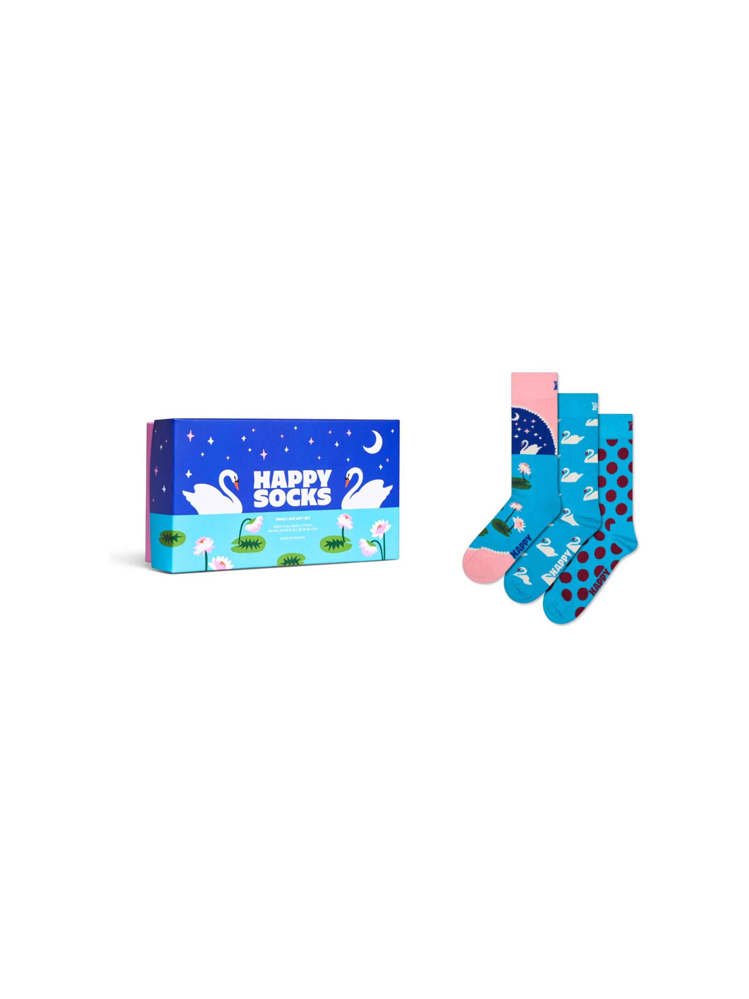 Happy Socks Socks '3-Pack Romantic Socks Gift Set' in Blue: front