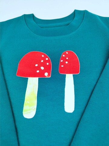 MelaDi Sweatshirt 'Pilze' in Green