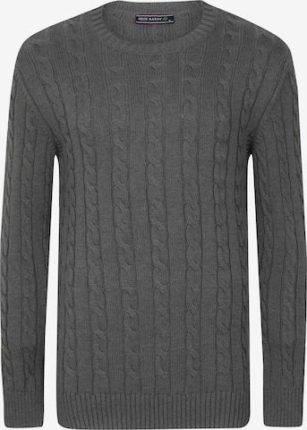 Felix Hardy Neulepaita värissä harmaa: etupuoli