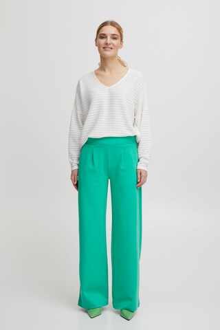 Wide leg Pantaloni chino 'Rizetta' di b.young in verde