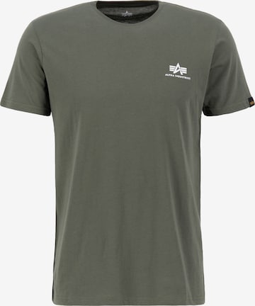 ALPHA INDUSTRIES T-Shirt in Grün: predná strana