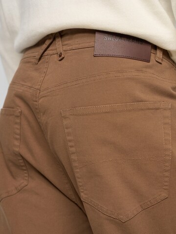 Salsa Jeans Regular Chino in Bruin