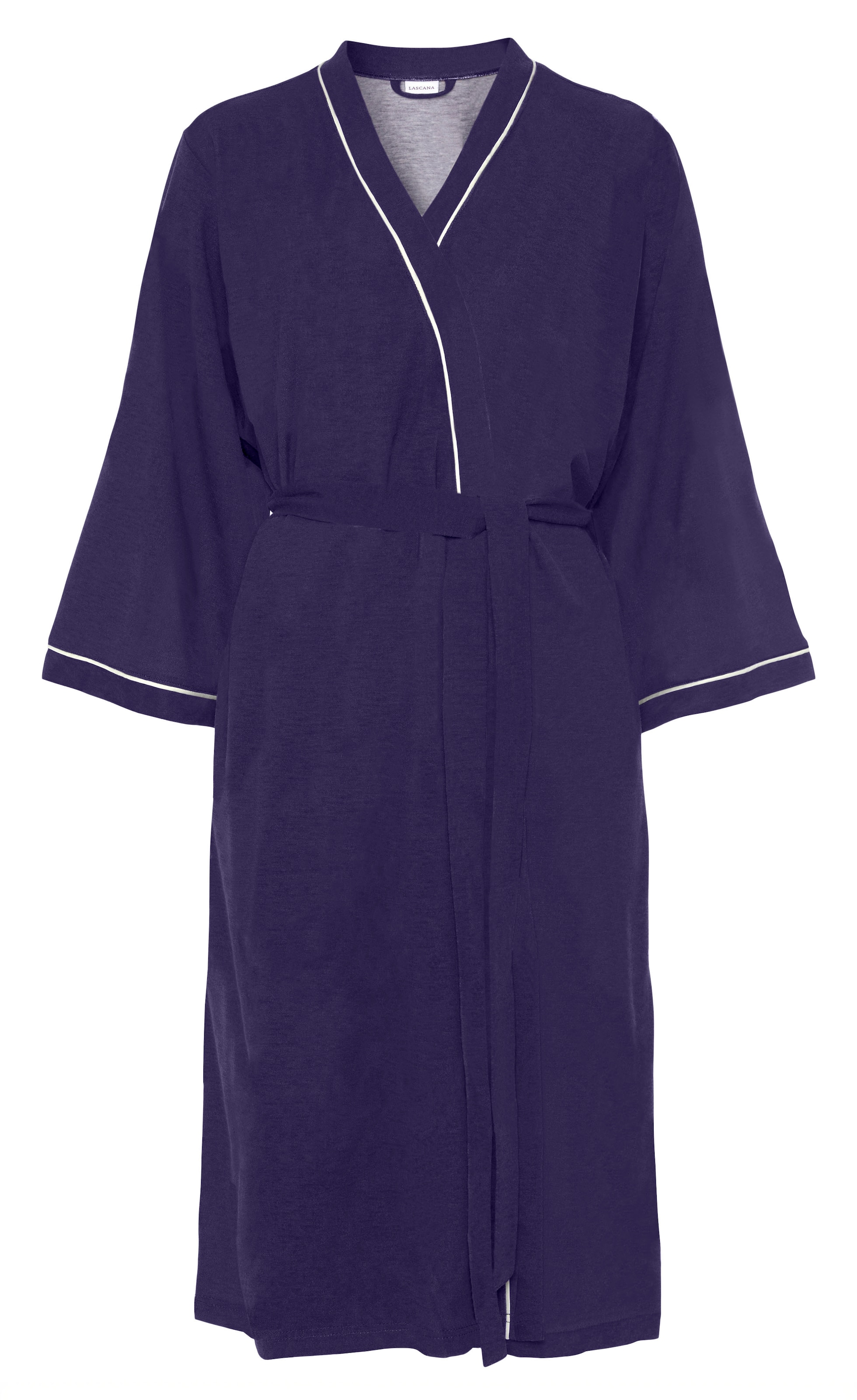 LASCANA Hommikumantel, värv sinine: eest vaates